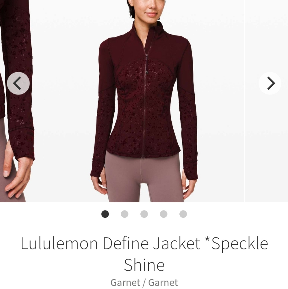 Lululemon Track Set- Define Jacket & Leggings - *Speckle Shine - LIMITED EDITION - Picture 7 of 8
